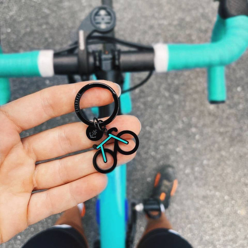 Mint Bike Keychain
