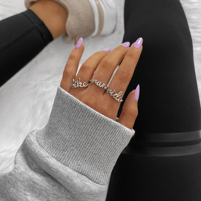 Silver Bike Ring