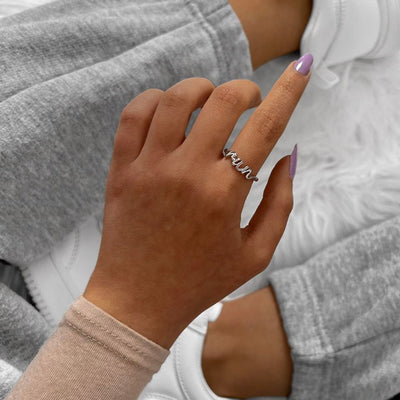 Silver Run Ring