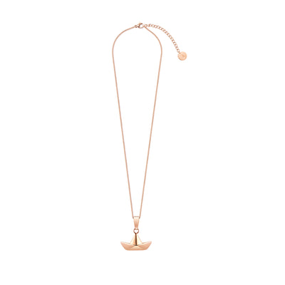 Papership Necklace Rose Gold plated