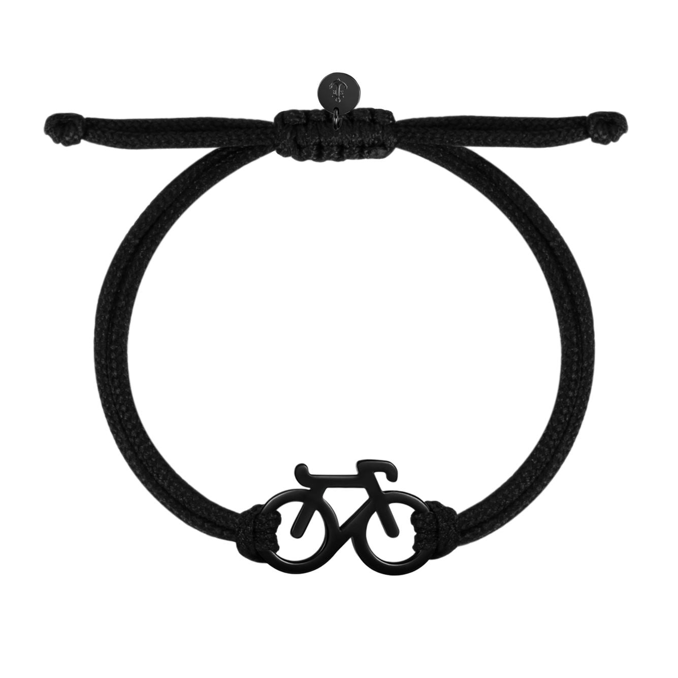 Black Bike Bracelet