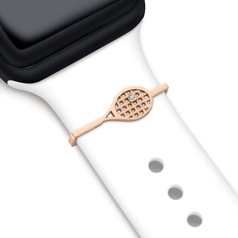 Rose Gold Tennis charm + Band