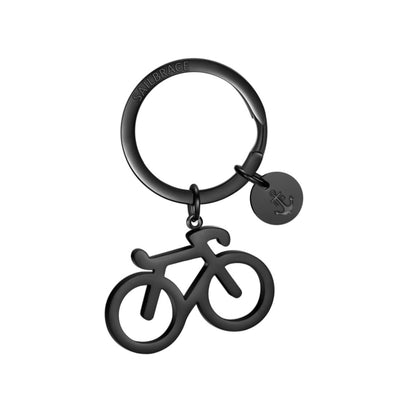 Confezione bracciale e portachiavi Black Bike