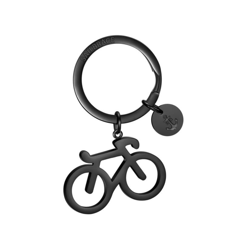 Confezione bracciale e portachiavi Black Bike