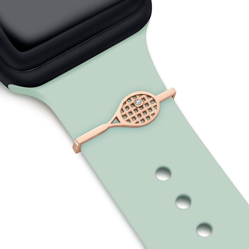 Rose Gold Tennis charm + Band