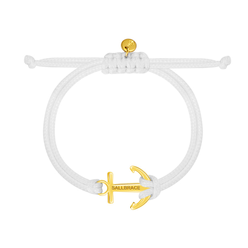 Golden Touch White Anchor zapestnica