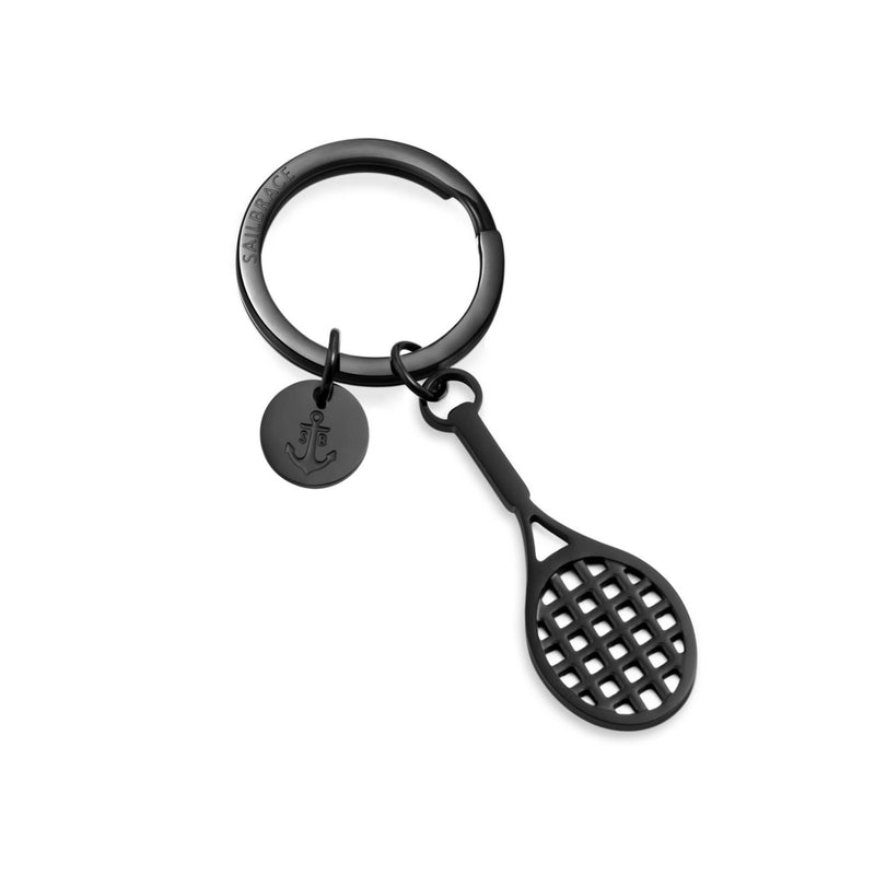 Black Tennis Keychain