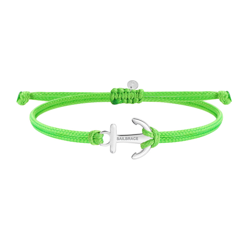 Lime Neon Anchor Bracelet