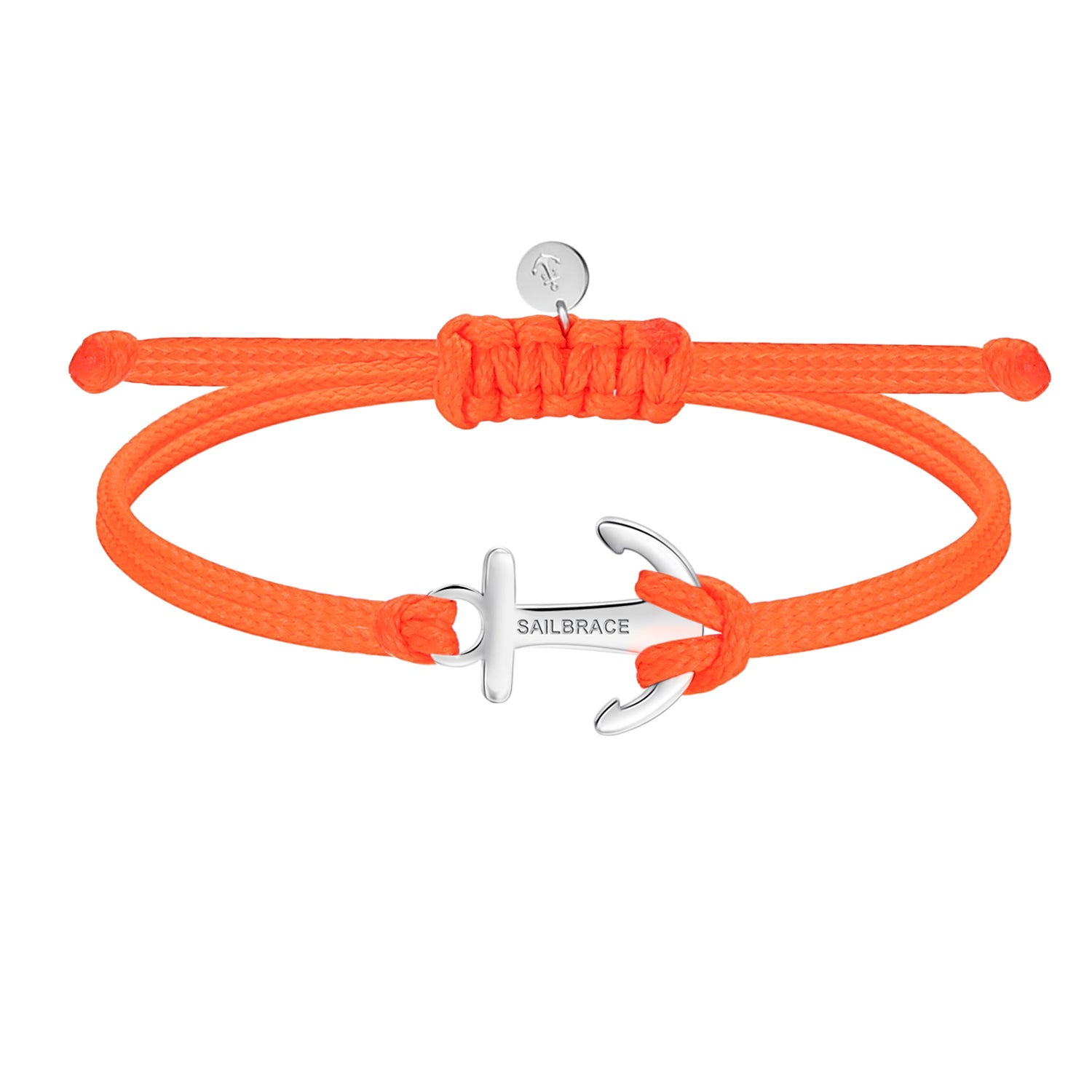 Orange Neon Anker Armband