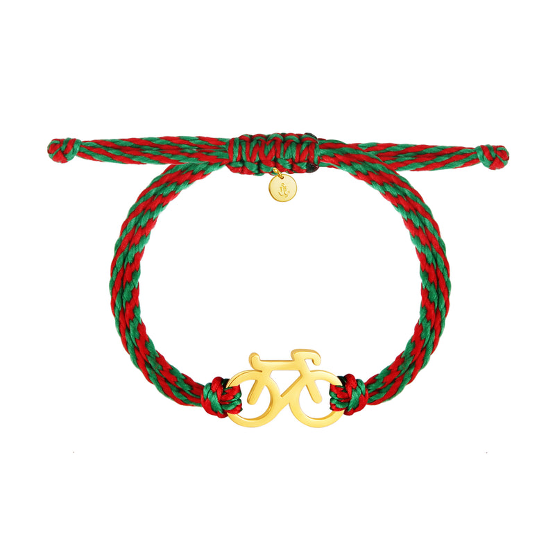 Christmas Bike Bracelet