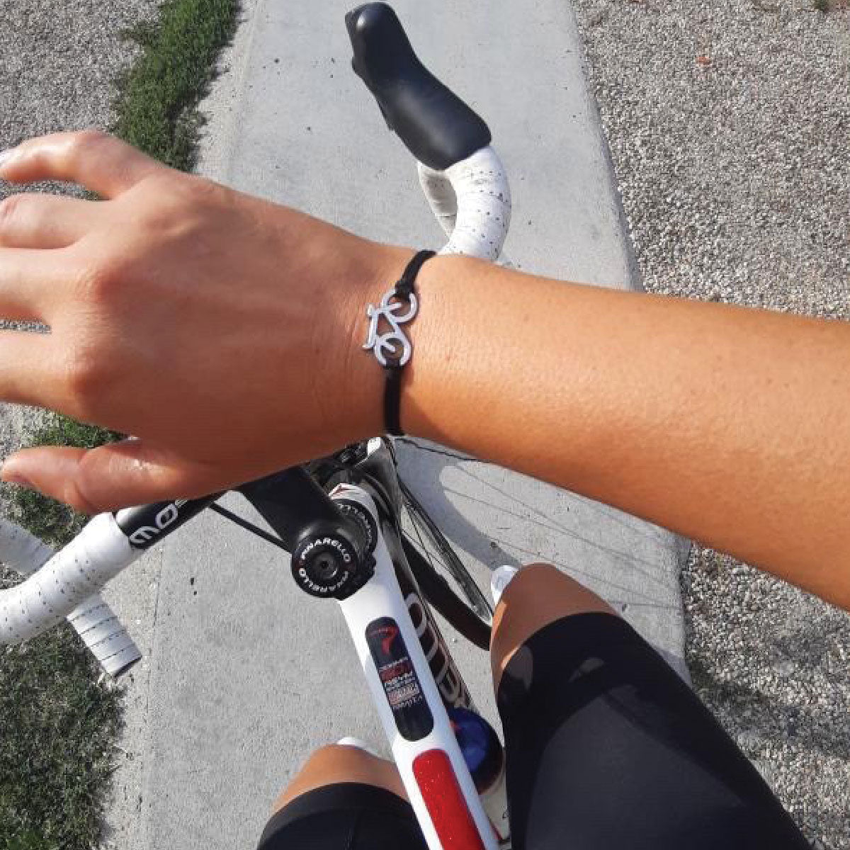 Bike Silver Bracelet