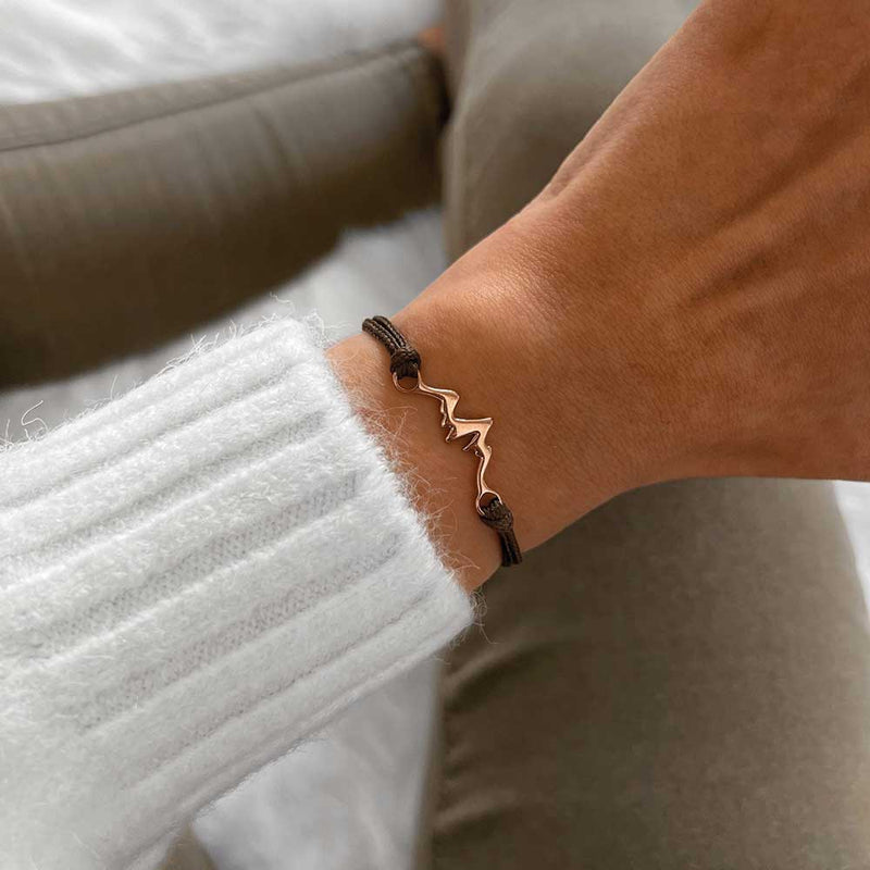 Gold mountain bracelet sale