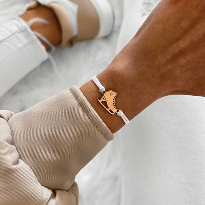 Feather Ice Skate Bracelet