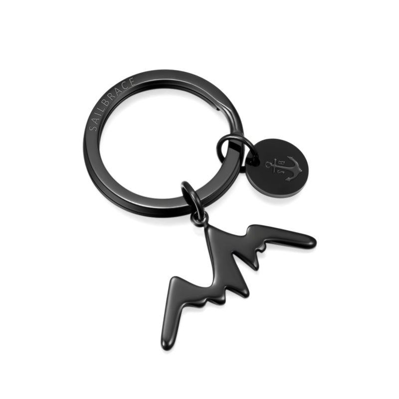 Mountain Black Bracelet /Keychain Pack