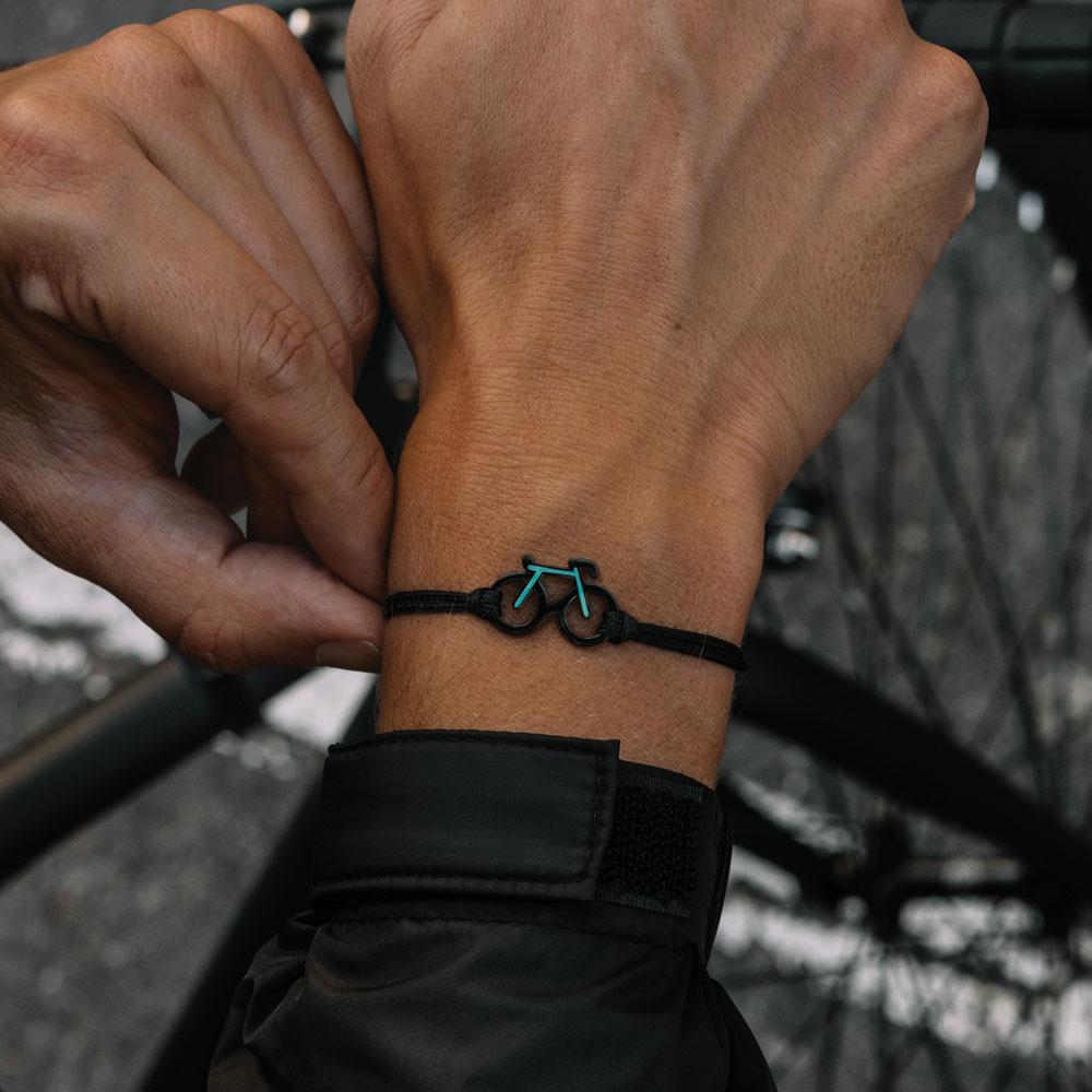 Confezione bracciale e portachiavi Mint Bike