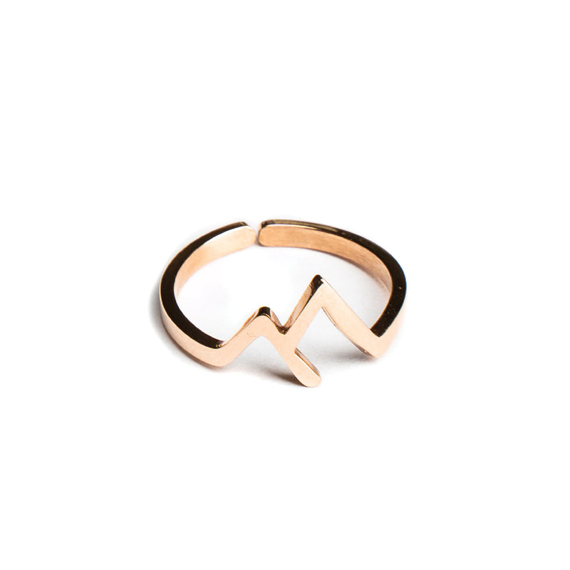 Rose Gold Mountain Ring