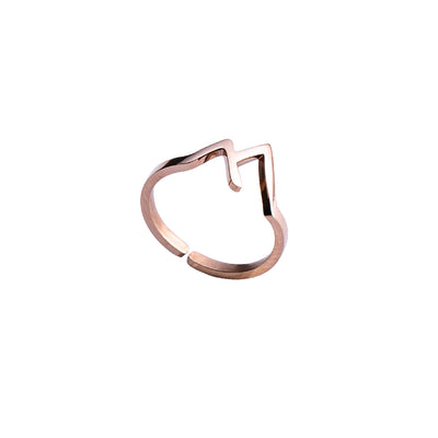 Anello Rose Gold Mountain 