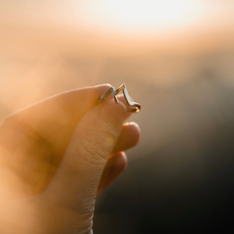 Anello Rose Gold Mountain 
