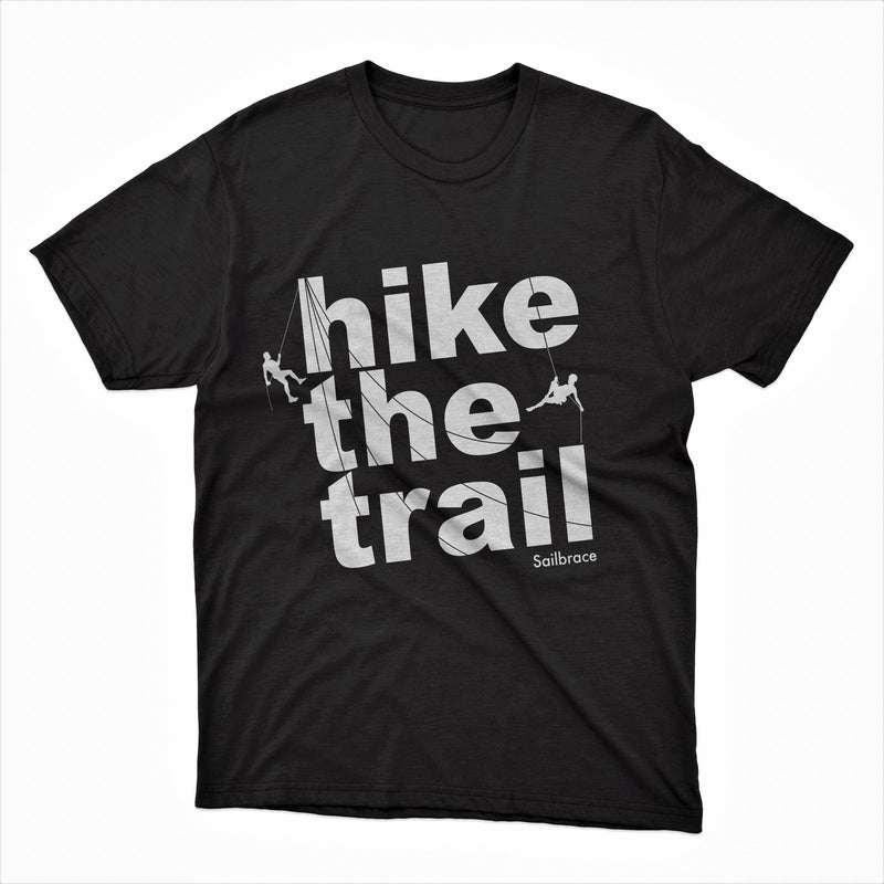 Hike the trail T-shirt Black