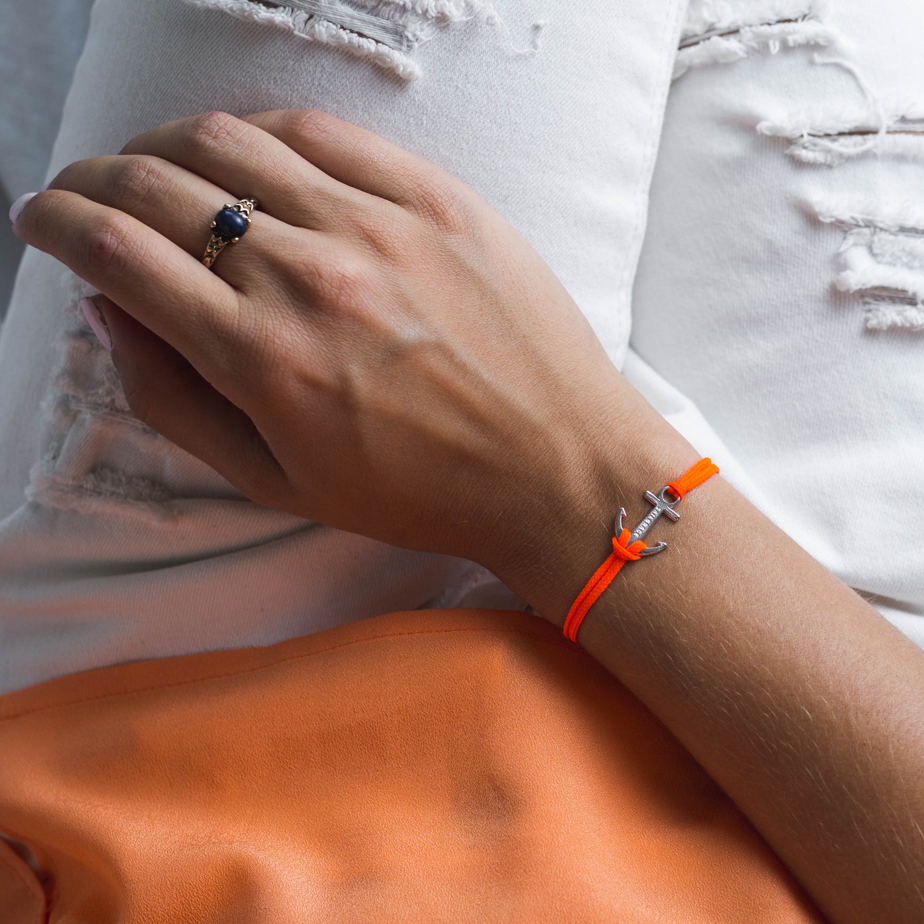 Orange bracelet top