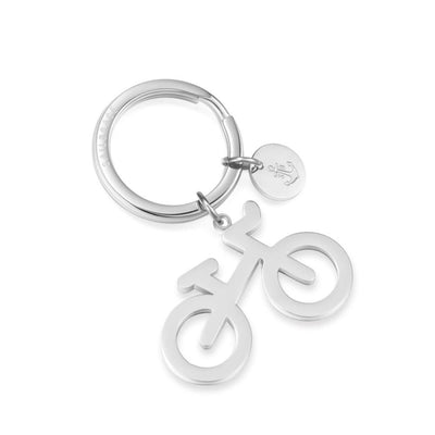 Confezione bracciale e portachiavi Silver Bike 