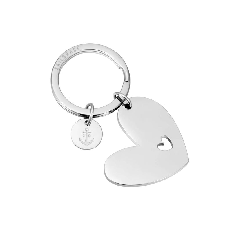 Silver Heart obesek za ključe